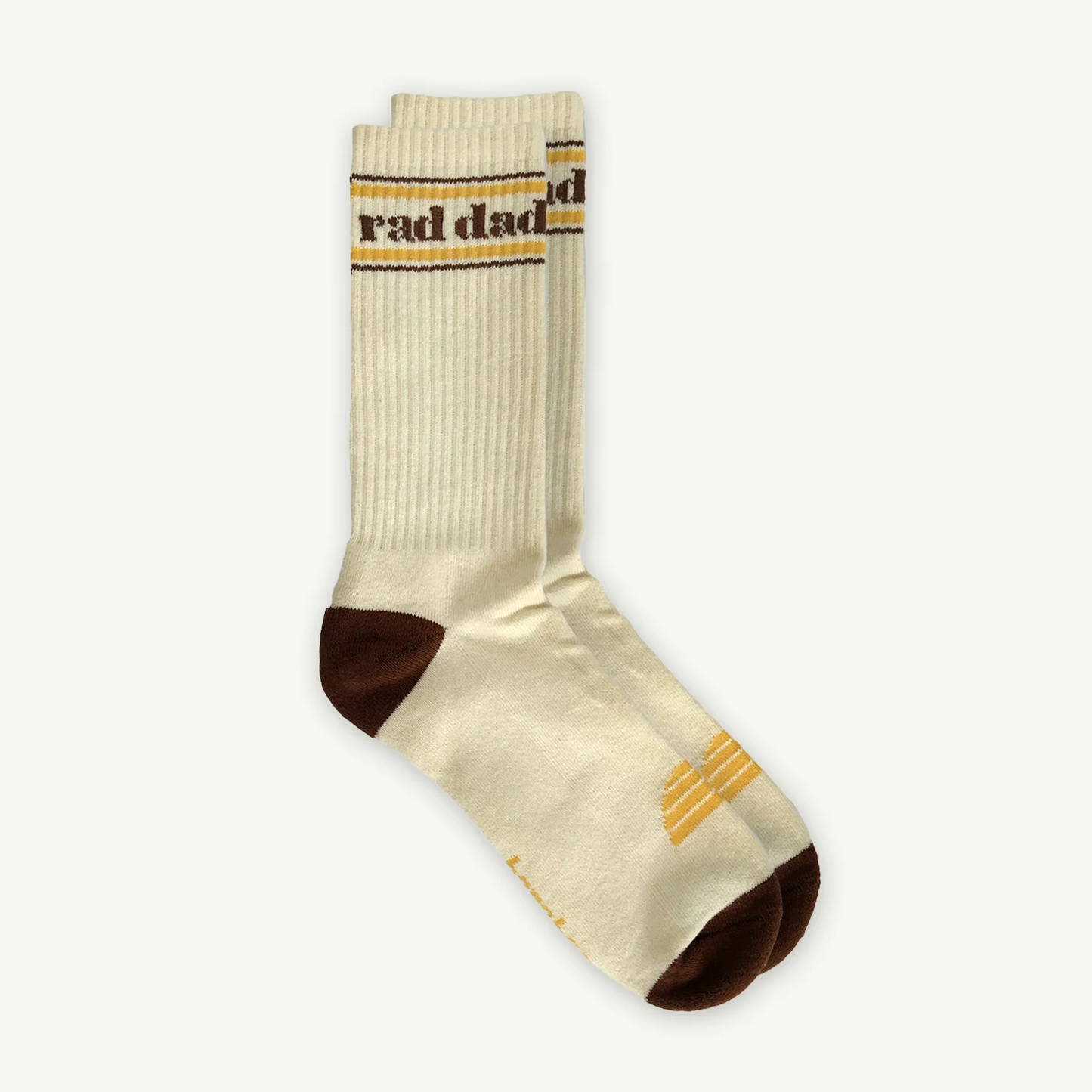 Rad Dad Crew Sock Natural