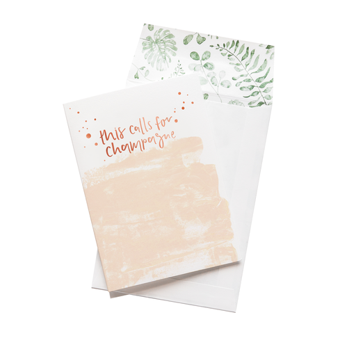 This Calls For Champagne Greeting Card