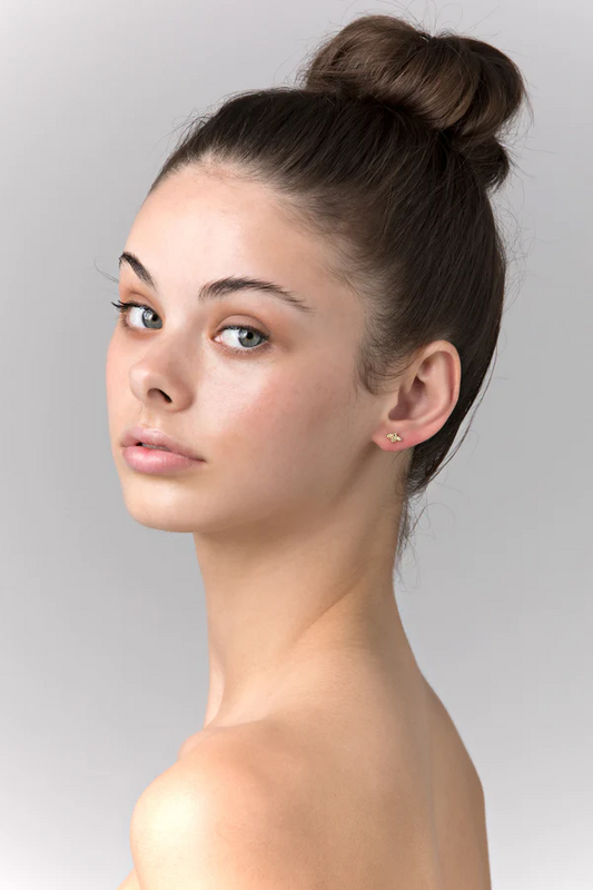 Petite Bee Gold Earring