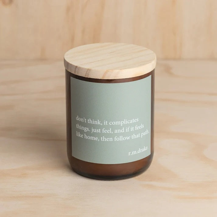 Heartfelt Candle Dont Think Just Feel