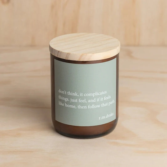 Heartfelt Candle Dont Think Just Feel