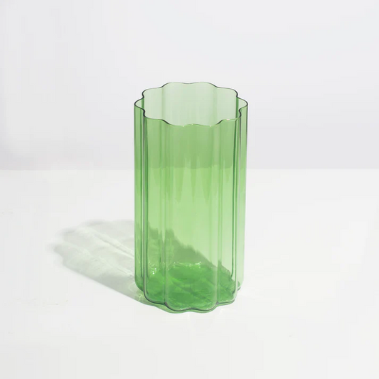 Wave Vase Green