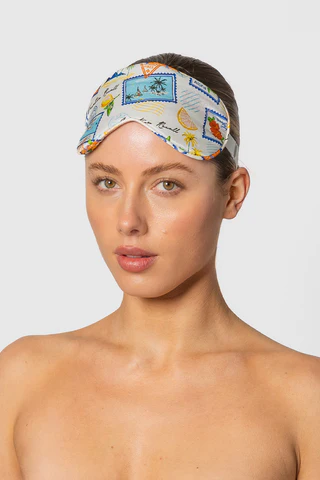 Chloe Eye Mask In Isola Postcard