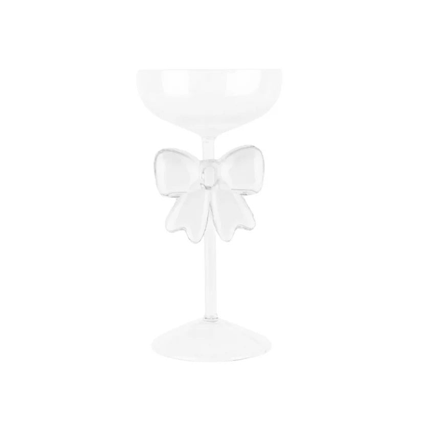 The Signature Bow Coupe Glass Clear