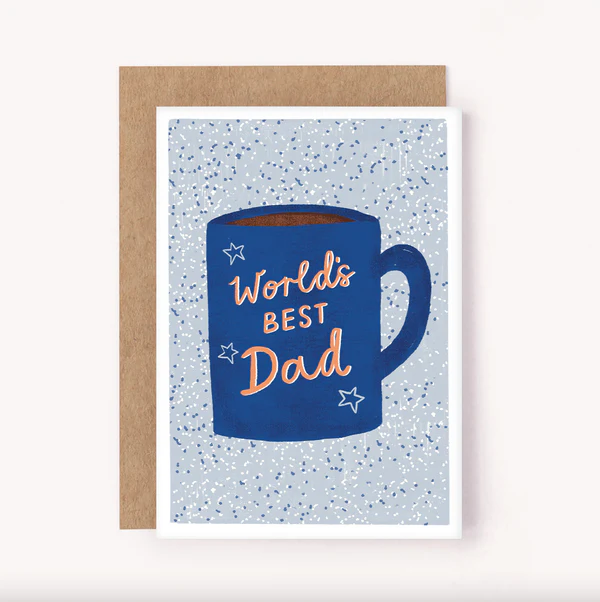 Worlds Best Dad Mug Card