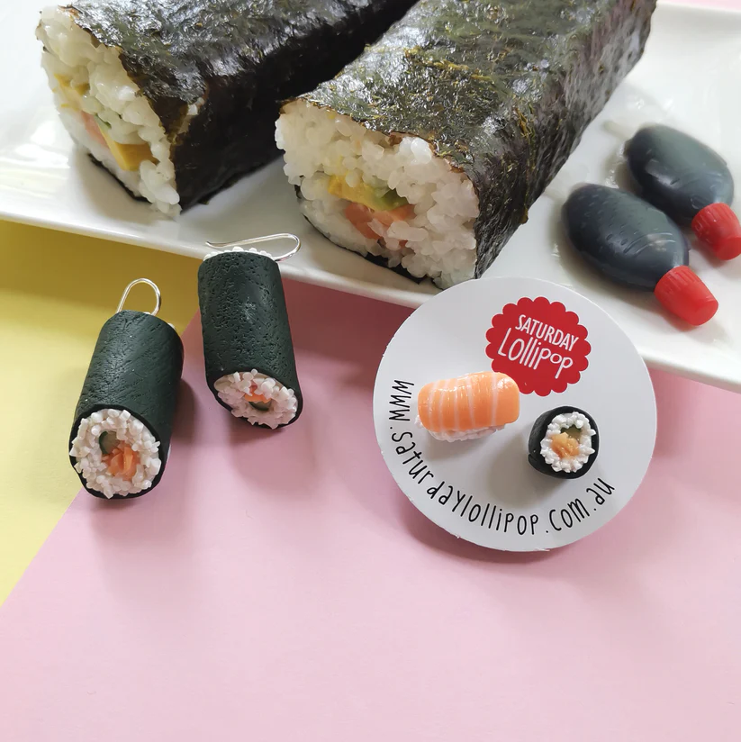 Sushi Dangle Earrings