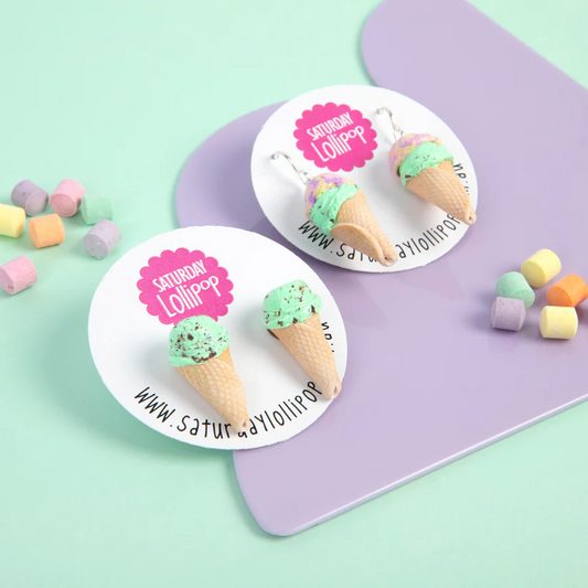 Waffle Cone 1 Scoop Studs
