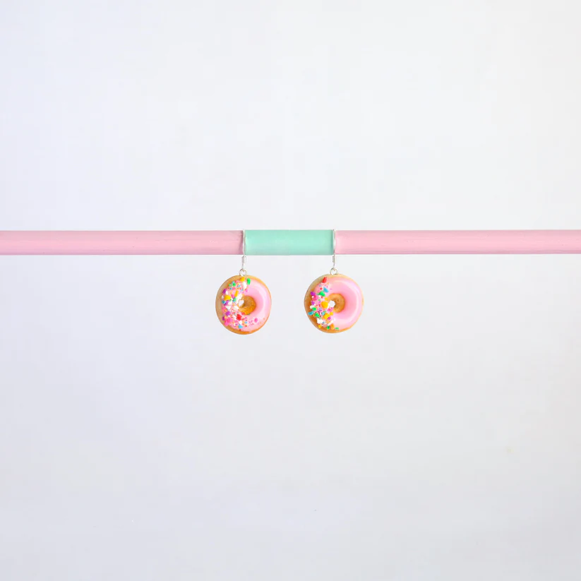 Donut Pink Dangles