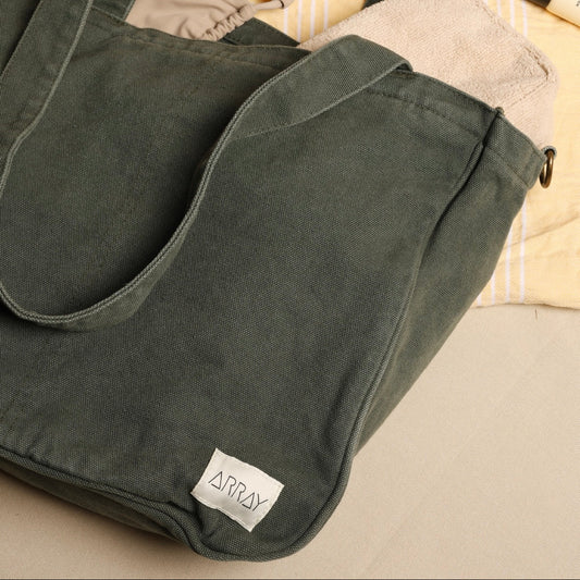 Everyday Pocket Tote Forest