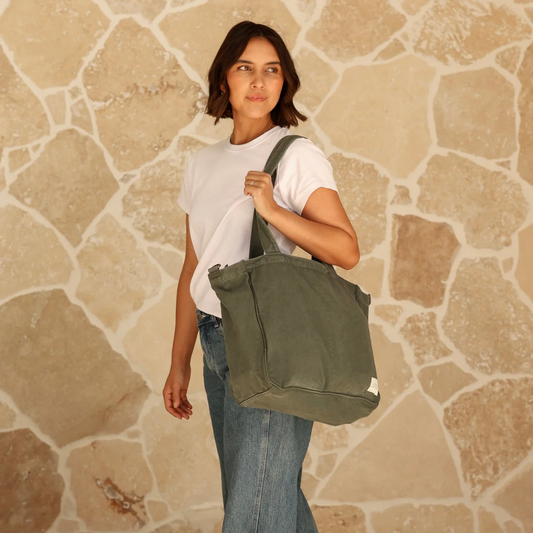 Everyday Pocket Tote Forest