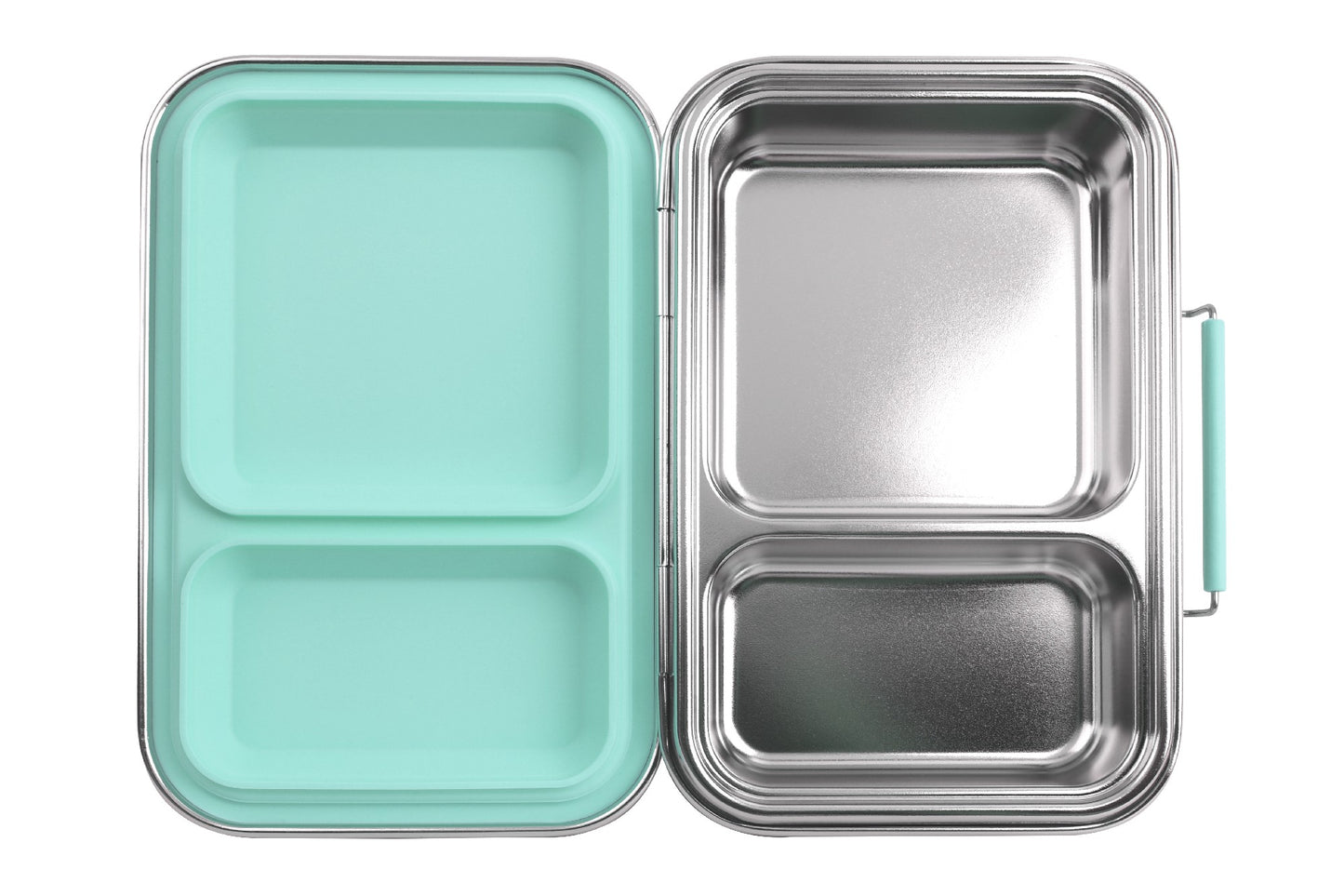 Bento Lunch Box 2 Compartment Mint