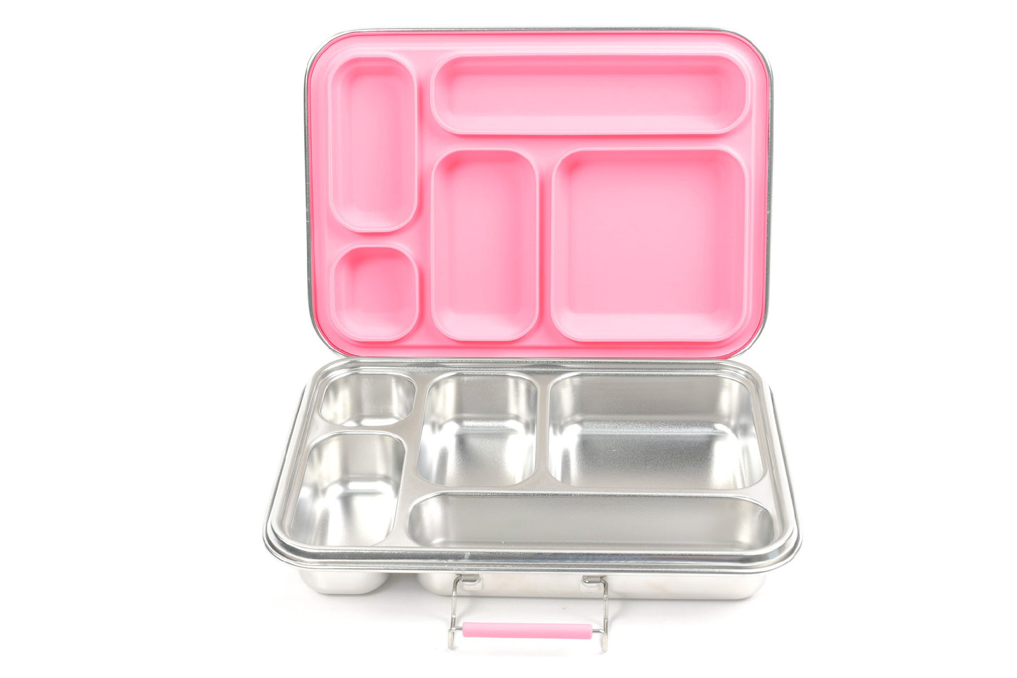 Bento Lunch Box 5 Compartment Pink Rose