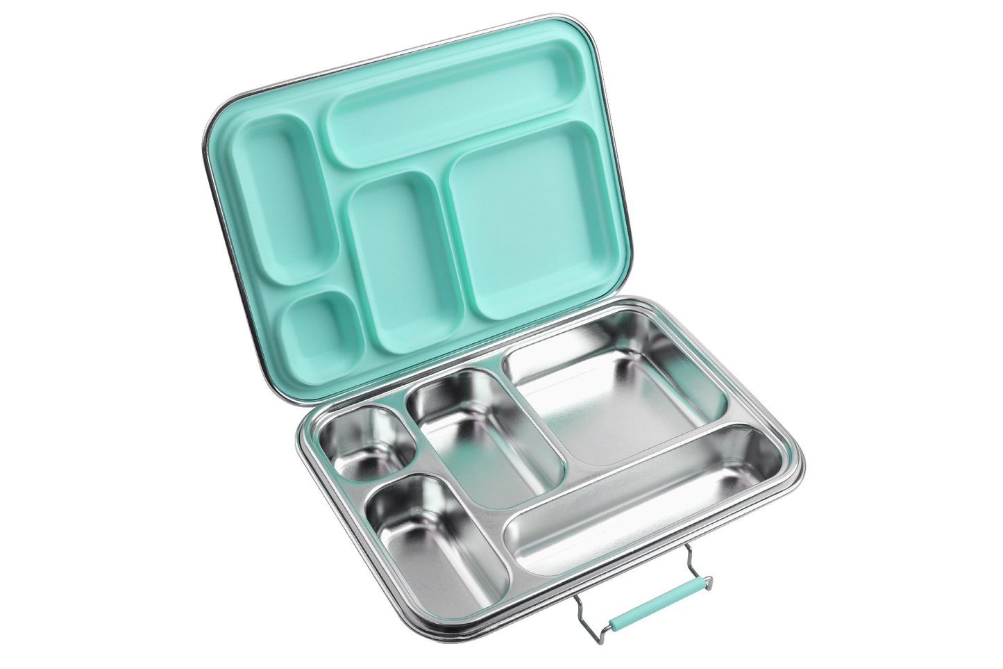 Bento Lunch Box 5 Compartment Mint