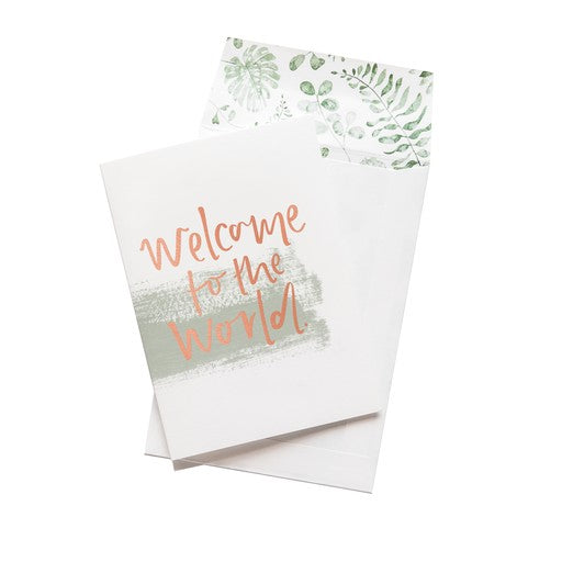 Welcome To The World Card