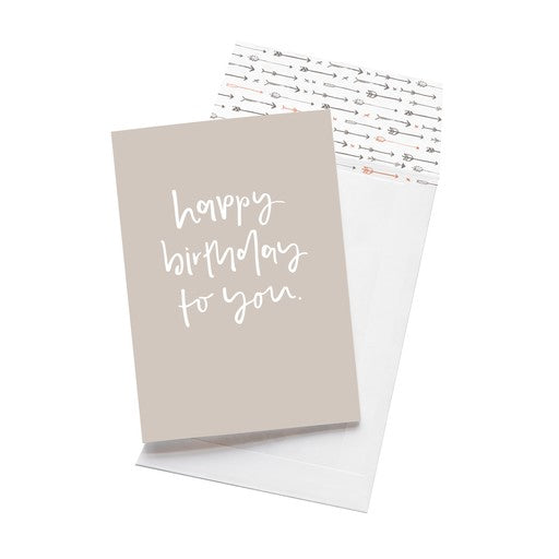 Happy Birthday To You Greeting Card