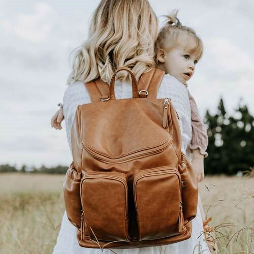Nappy Backpack Tan