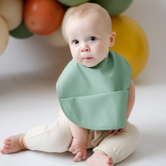 Snuggle Bib Waterproof Sage
