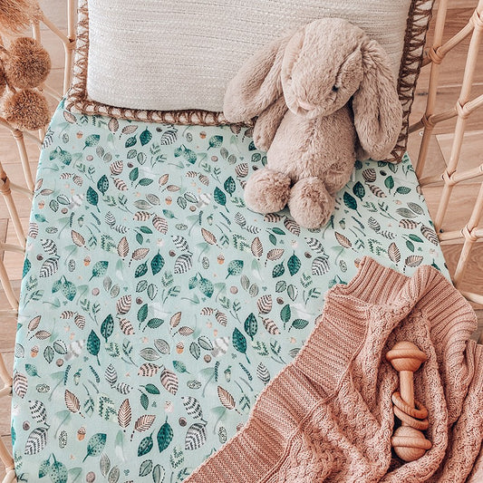 Bassinet Sheet Daintree