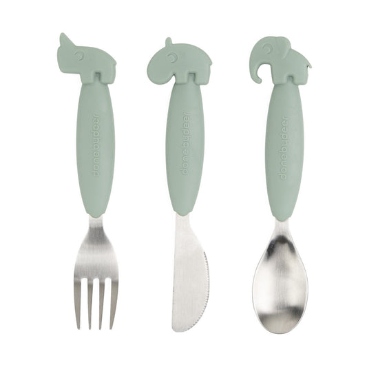 Easy Grip Cutlery Green