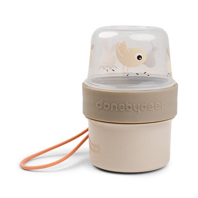 2-way Snack Container Birdee Sand