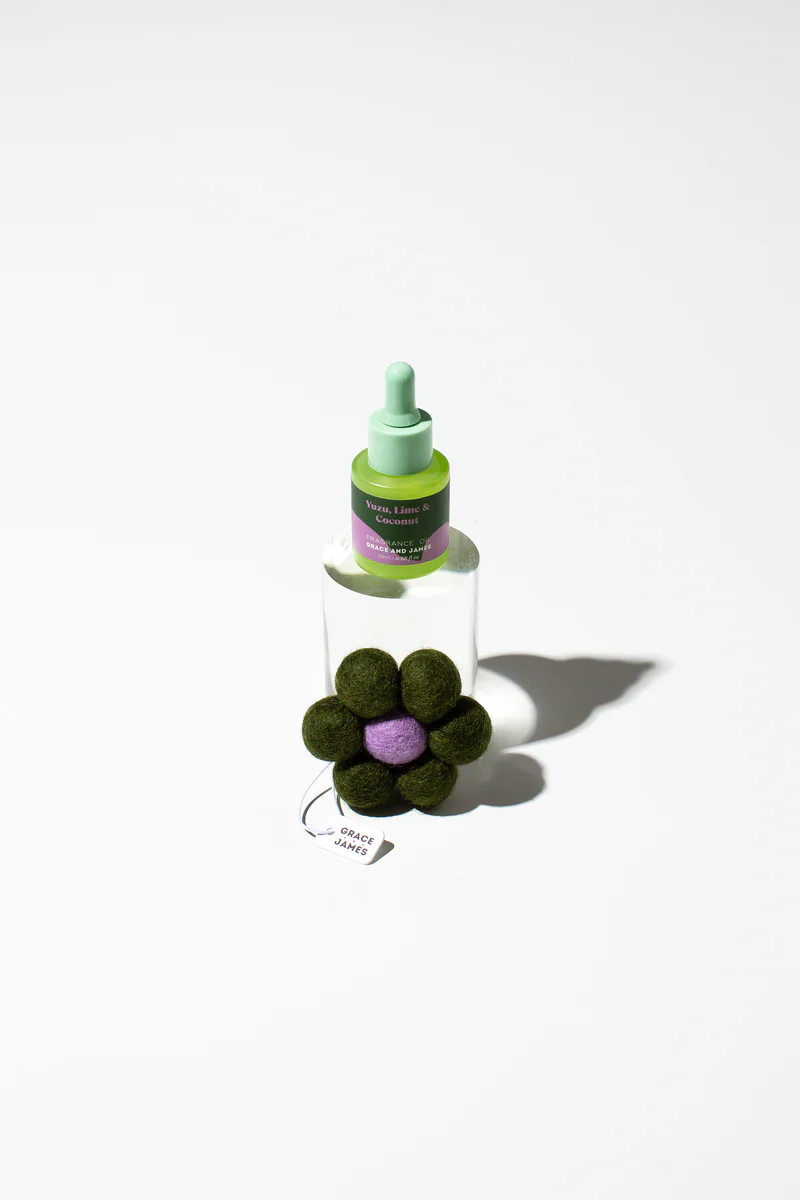 Yuzu Lime And Coconut Felt Air Freshener