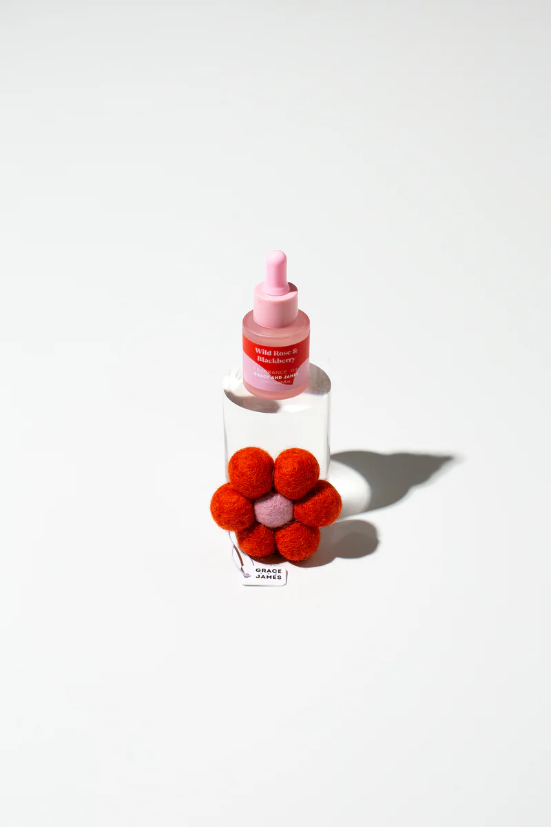 Wild Rose Blackberry Felt Air Freshener