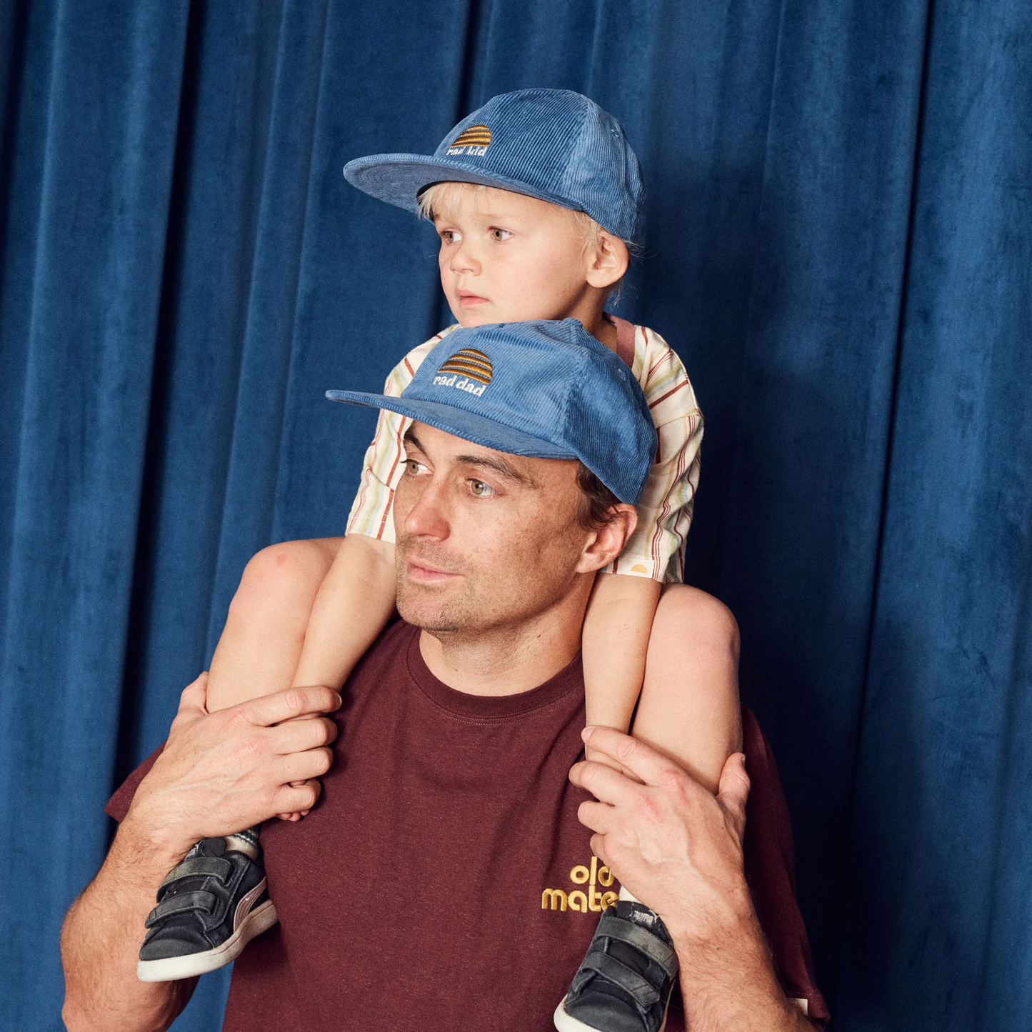 Rad Dad Cord Cap - Denim Blue