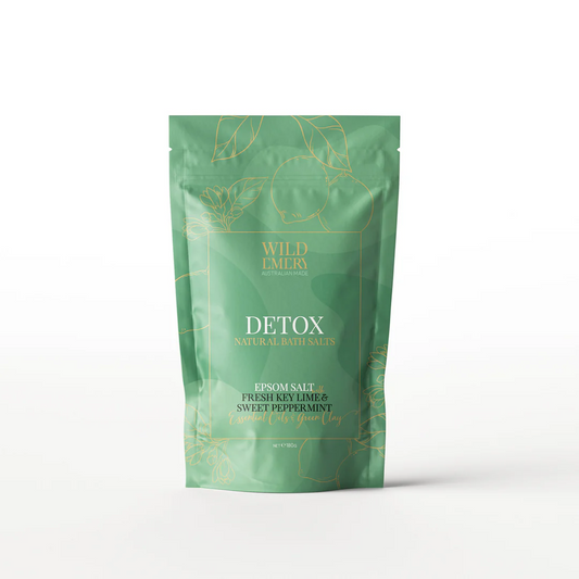 Detox Natural Bath Salts 180g