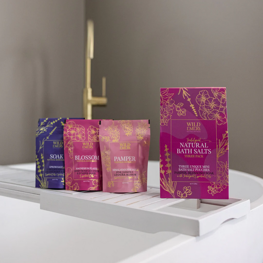 Indulgent Natural Bath Salts 3pk
