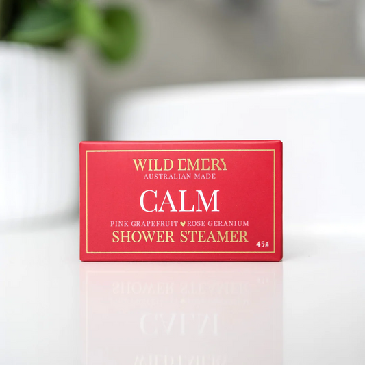 Shower Steamer Calm Pink Grapefruit Rose Geranium