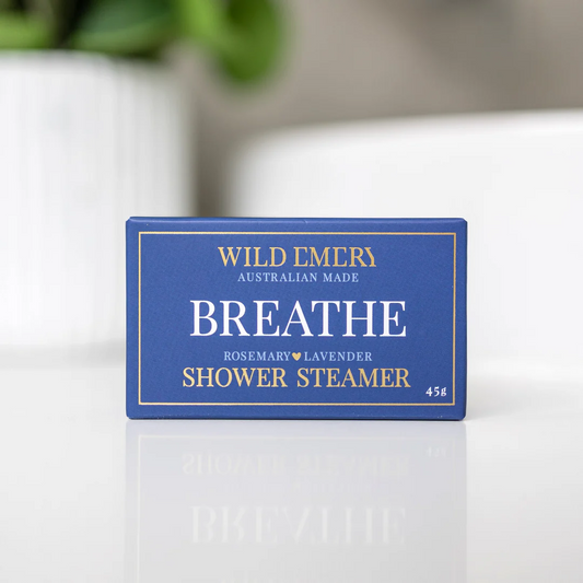 Shower Steamer Breathe Rosemary Lavender