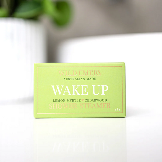 Shower Steamer Wake Up Lemon Myrtle Cedarwood