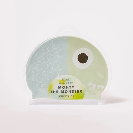 Swimming Cap- Monty The Monster