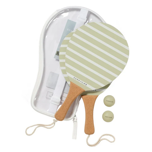 Vintage Beach Paddles La Palma Sage Stripe