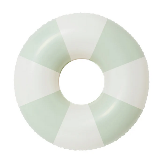 Tube Pool Ring The Vacay Soft Olive Stripe