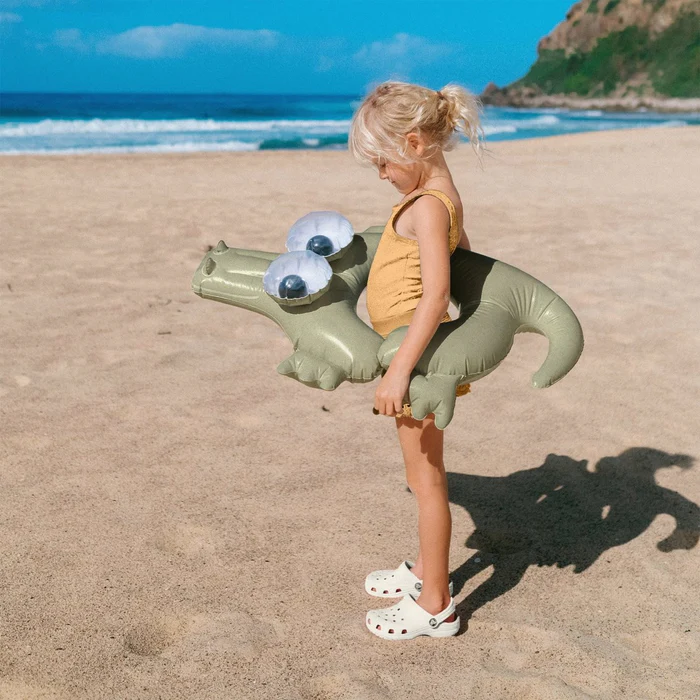 Kids Tube Pool Ring Cookie The Croc Khaki