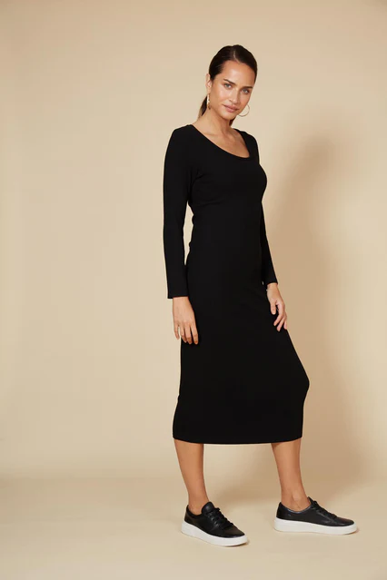 Studio Jersey Maxi Ebony