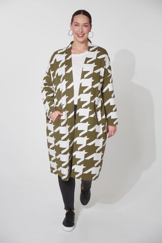 Logan Cardigan One Size - Fern