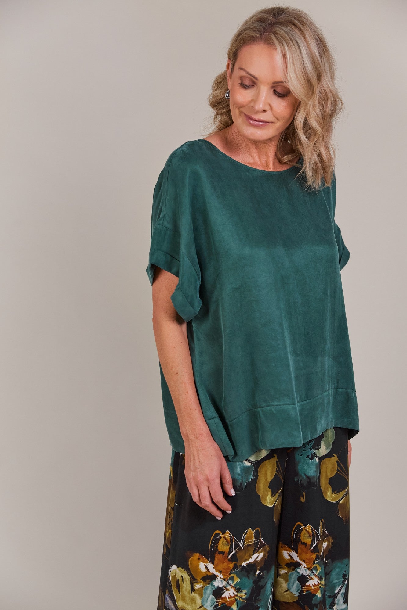 Eden Relaxed Top One Size - Aventurine
