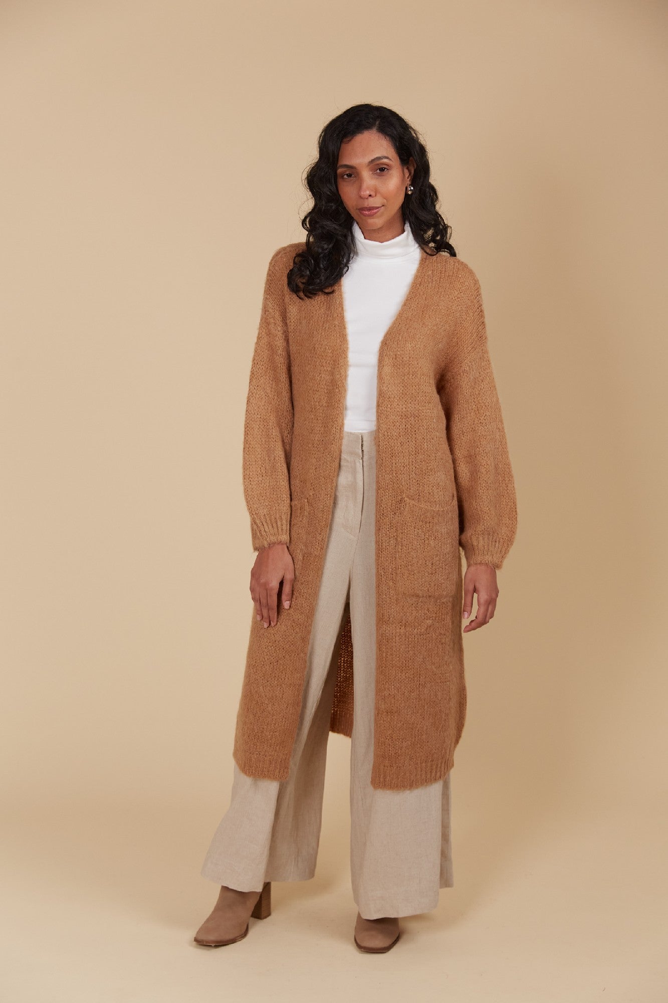 Pallas Cardigan One Size - Toffee