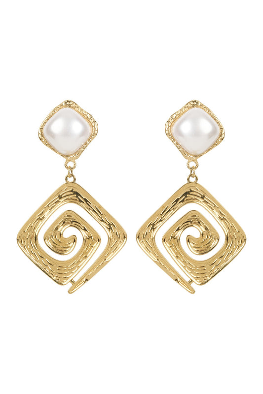 Bahama Pearl Earrings - Cascade