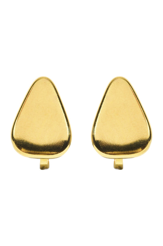 Heritage Clip On Earring - Gold Tri