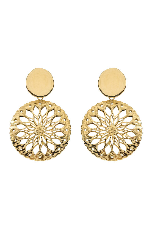 Grace Round Earring - Disc