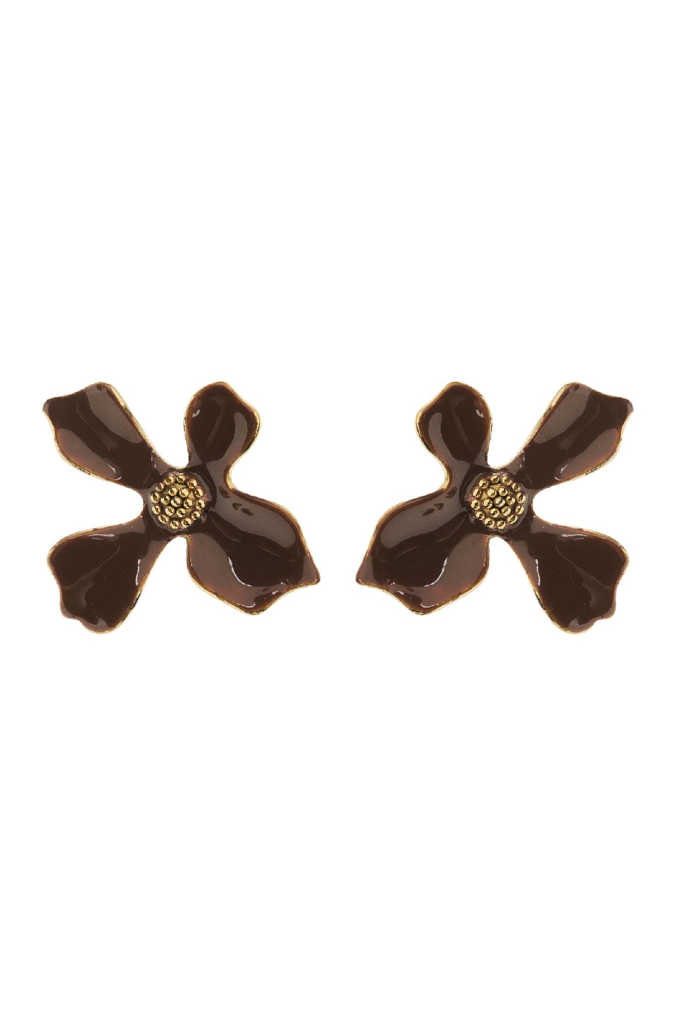 Della Earring - Chocolate