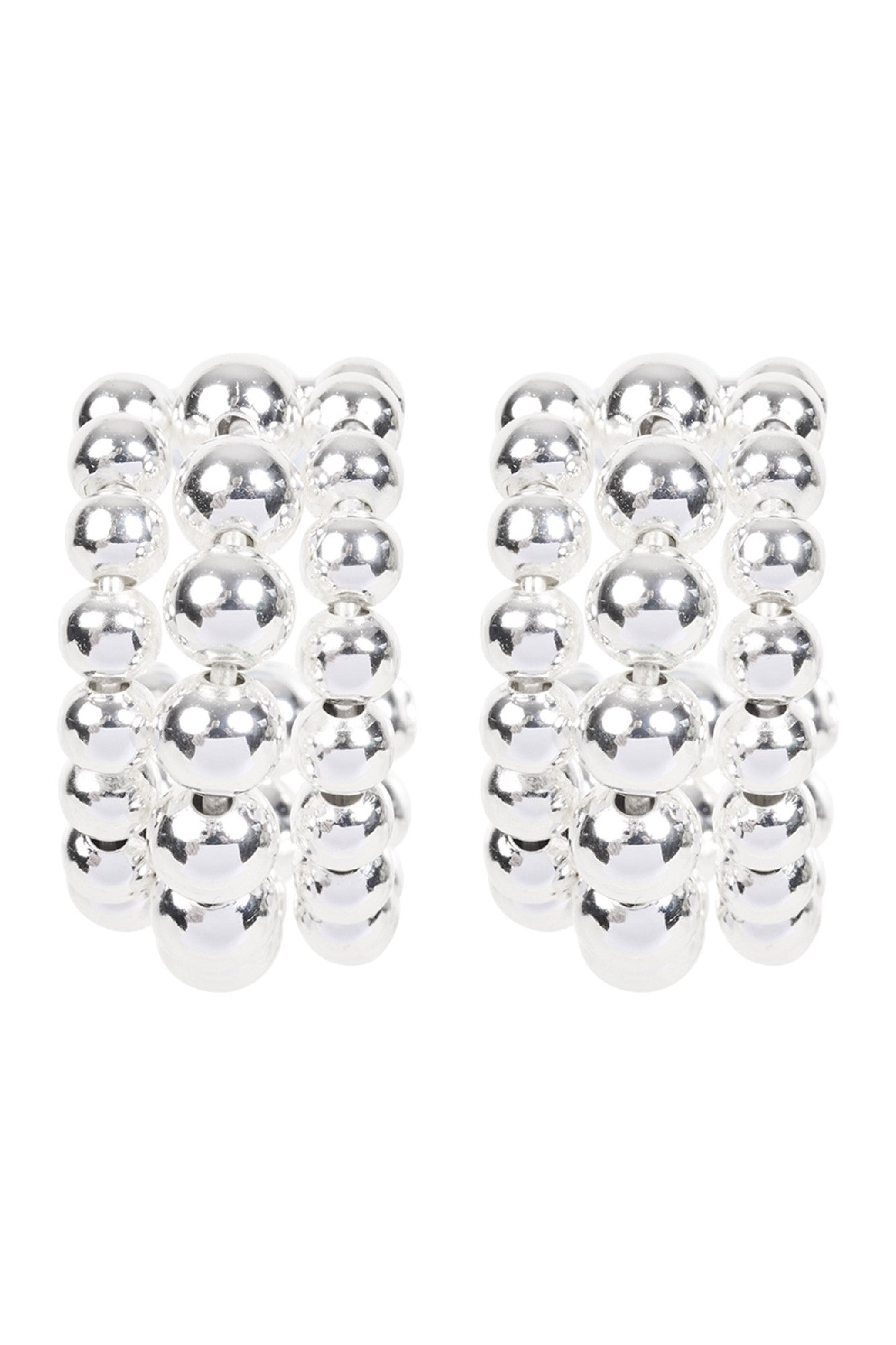 Darby Hoop Earring - Silver