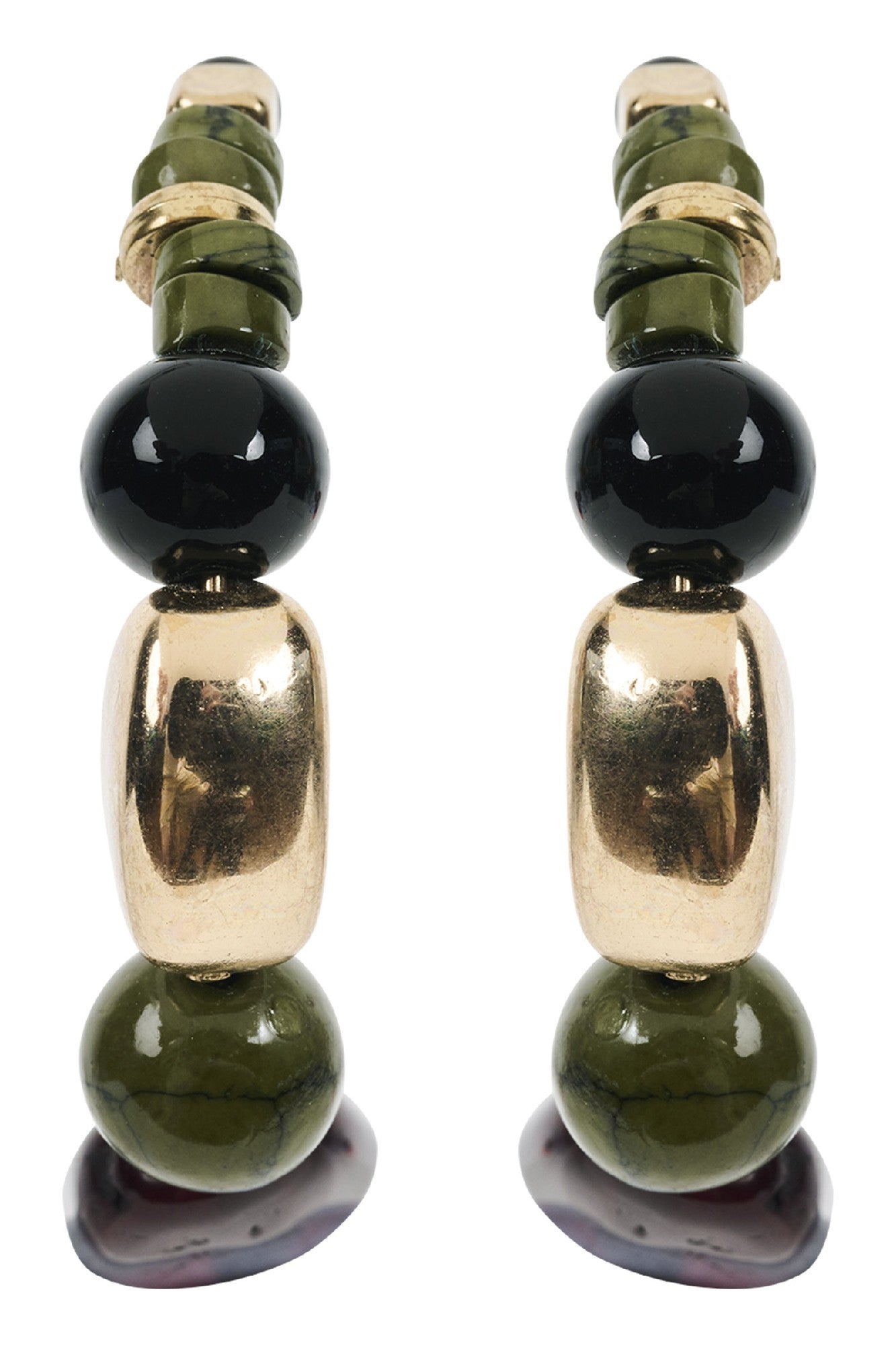 Oman Beaded Earring - Pampas