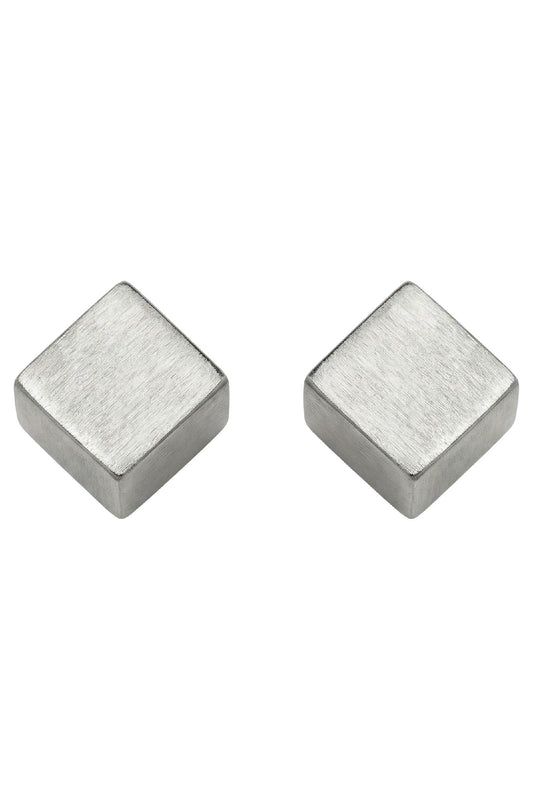 Olivera Cube Earring - Silver