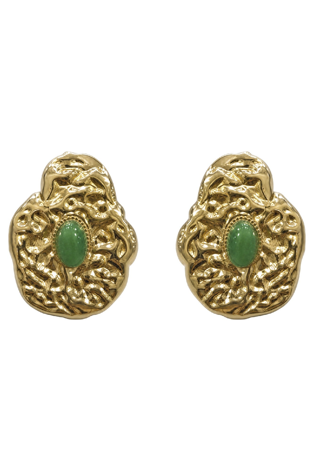Paloma Earring - Gold / Green