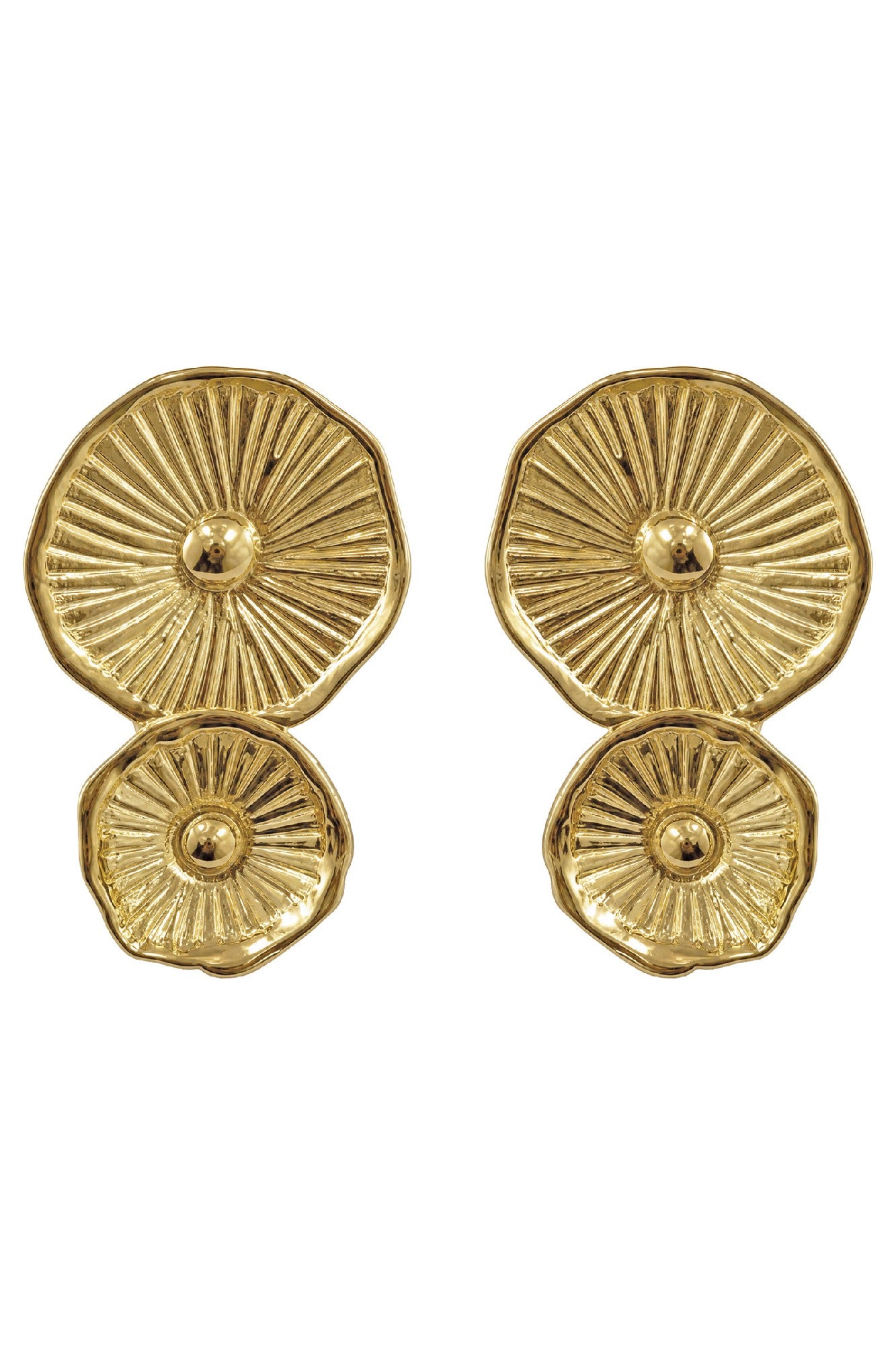 Seaside Earring - Gold Urchin