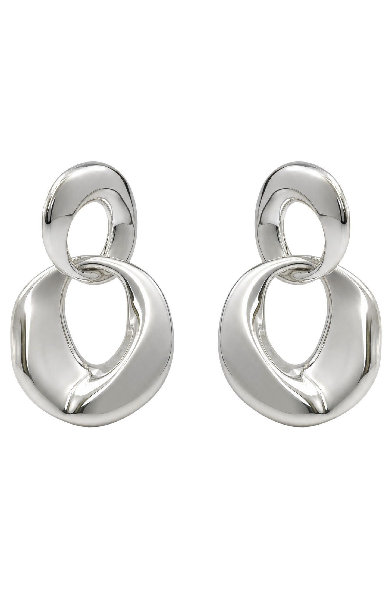 Dusk Earring - Silver Link